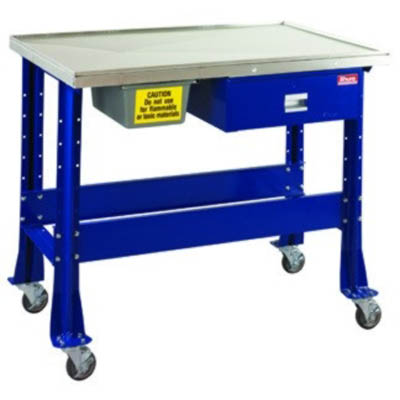 Shure Standard Tear Down/Fluid Containment Bench-stainless steel